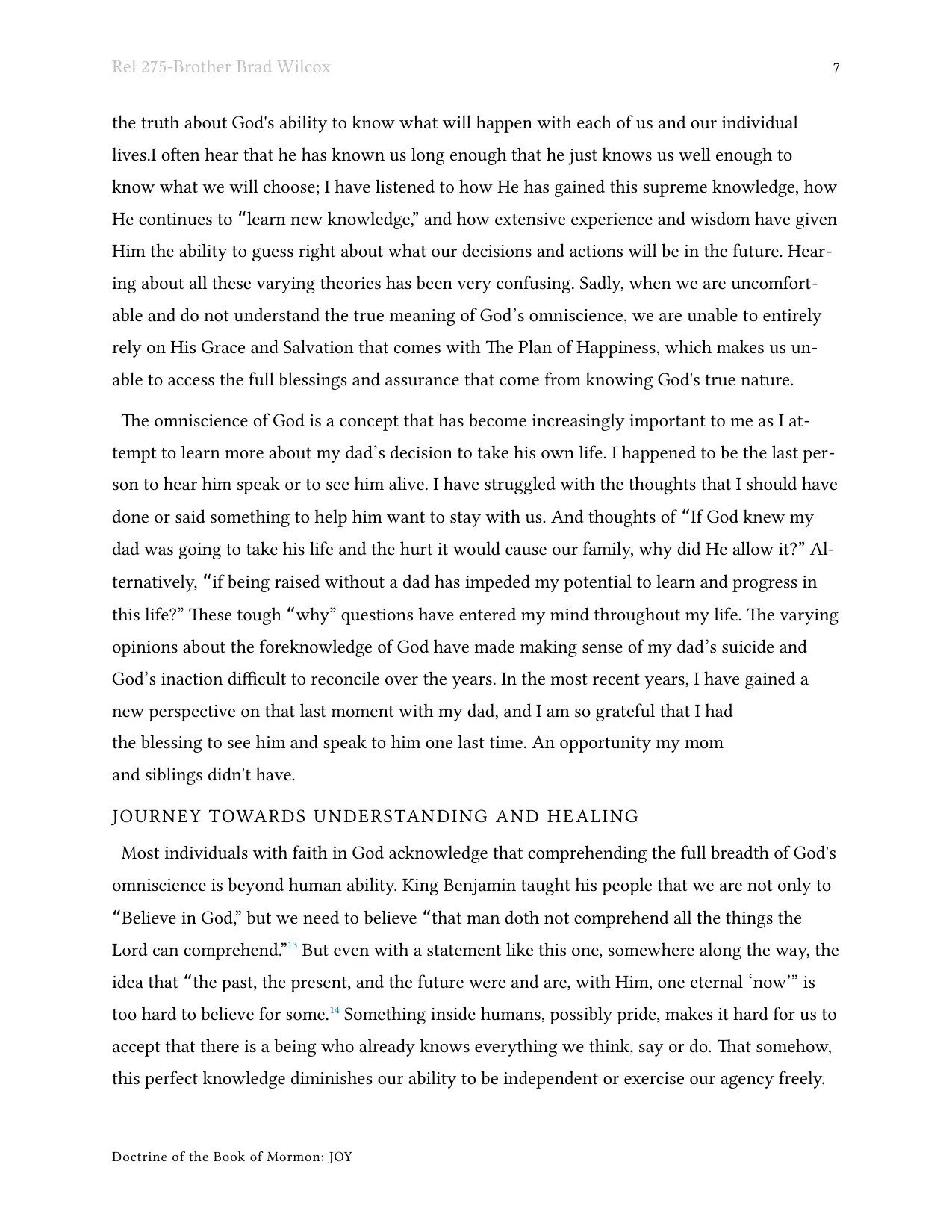 Accessing Divine Grace and Love, page 7 of 14