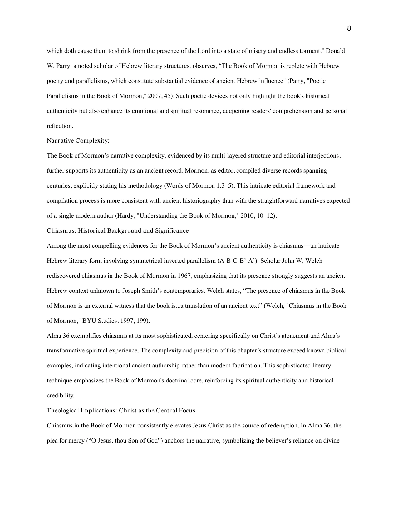 Anchored by Ancient Patterns: Chiasmus and Other Evidence of the Book of Mormon, page 8 of 10