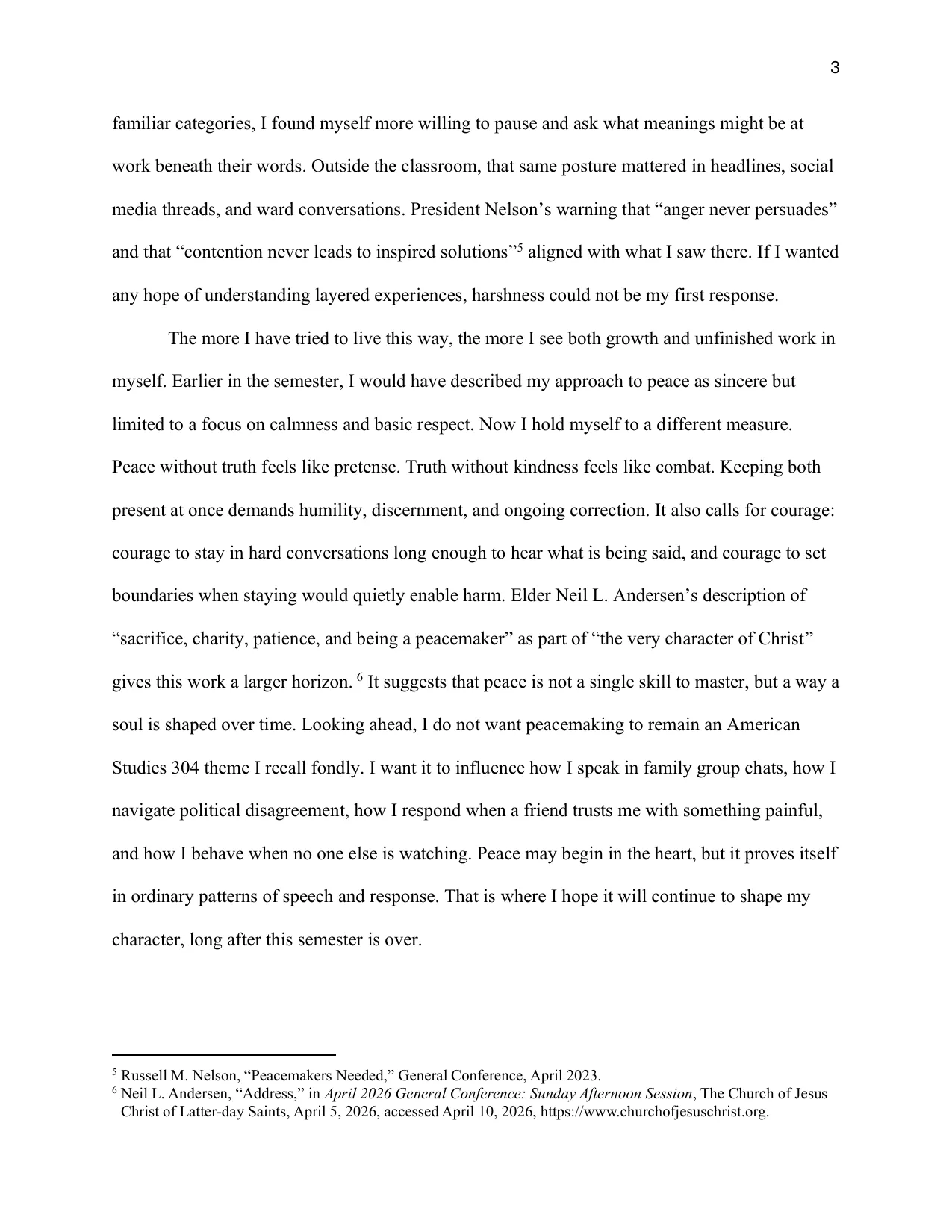 Becoming Peacemakers, page 3 of 4