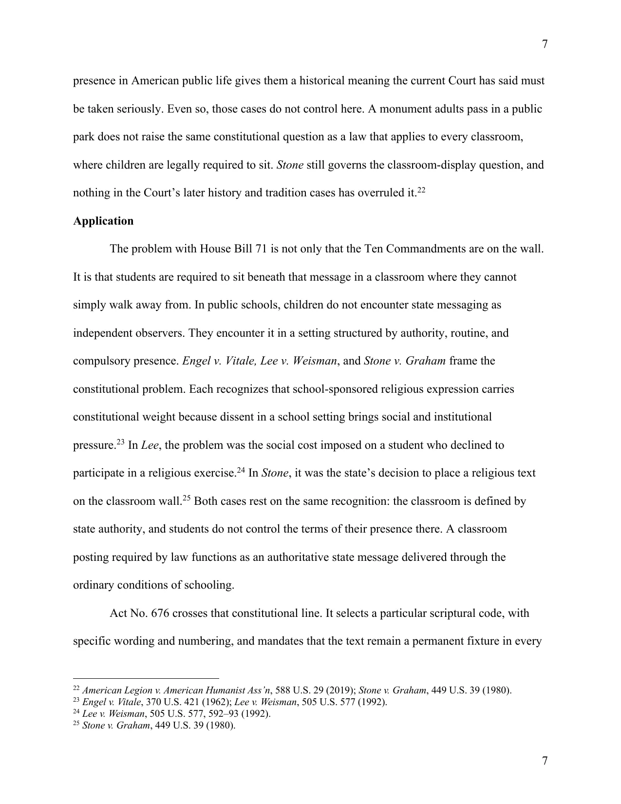 Roake v. Brumley: Judicial Delay Undermines Religious Freedom, page 7 of 13