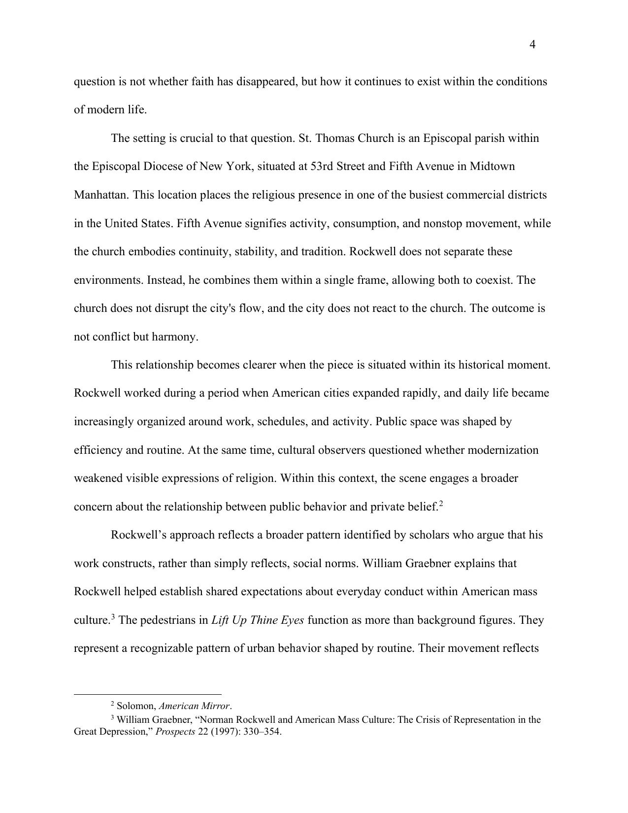 Ordinary Movement, Quiet Awareness: Spiritual Life in Rockwell’s Lift Up Thine Eyes, page 4 of 9
