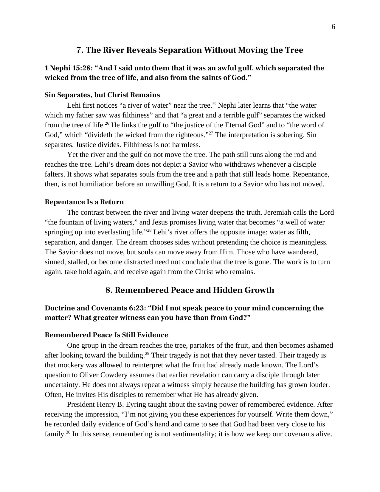 1 Nephi 8 and 11: Staying at the Tree, page 6 of 9
