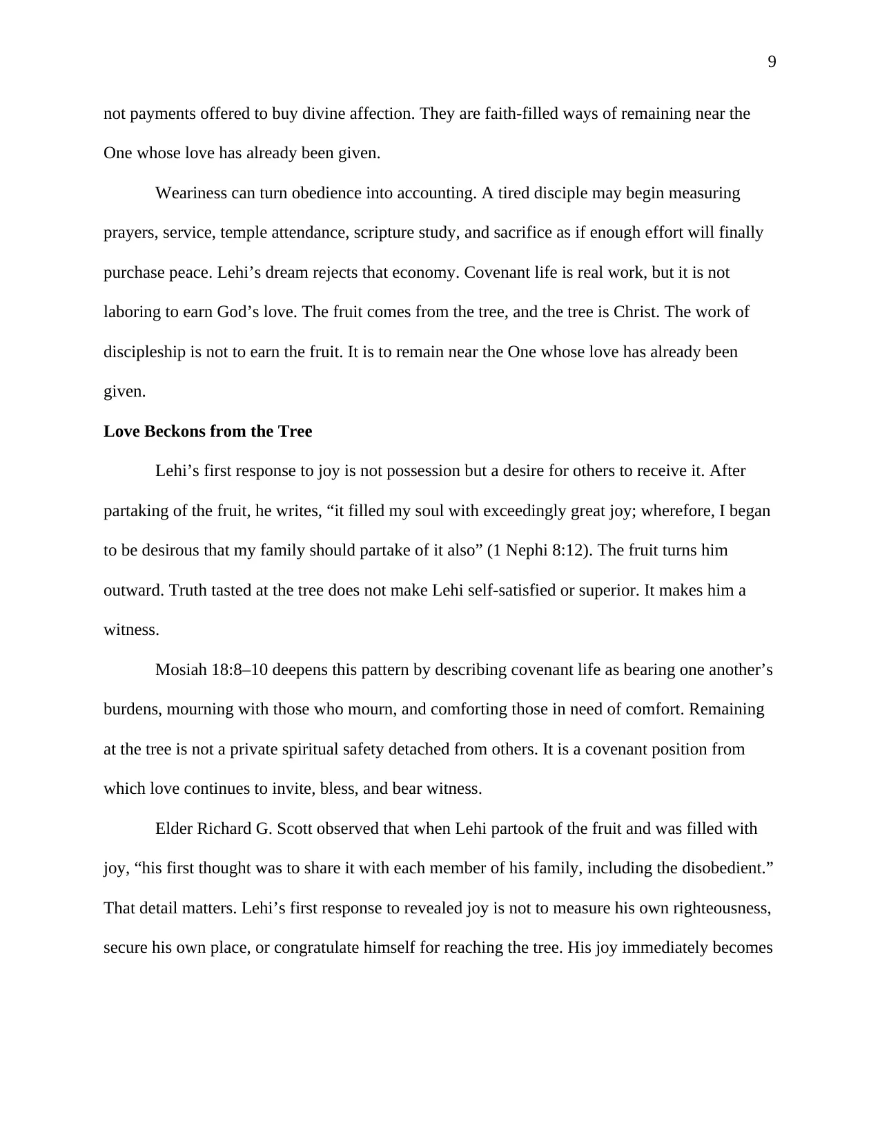 Staying at the Tree: Learning Truth From the Fruit, page 9 of 25