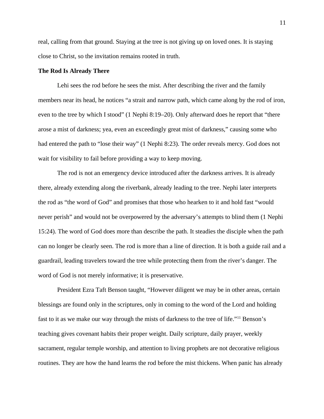 Staying at the Tree: Learning Truth From the Fruit, page 11 of 25