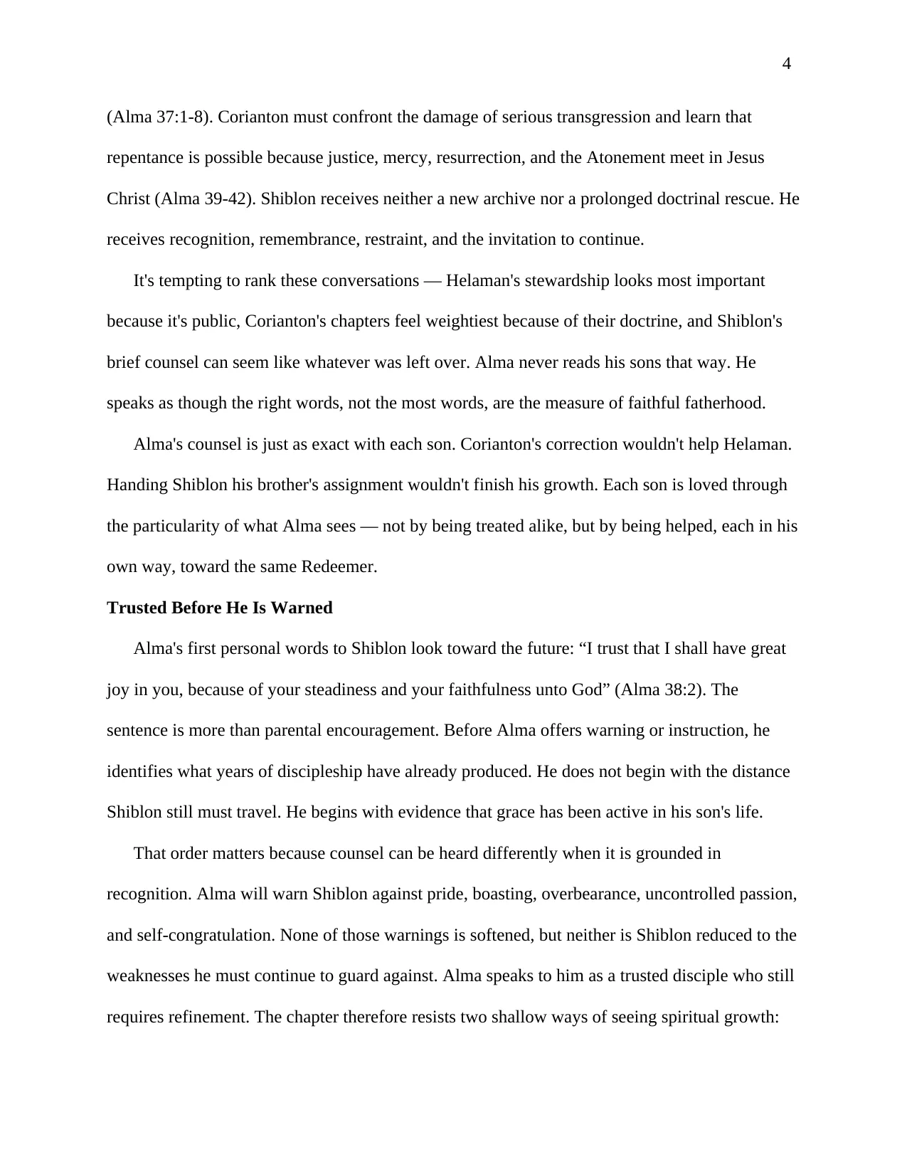 The Faithful Middle: How God Measures a Life, page 4 of 16