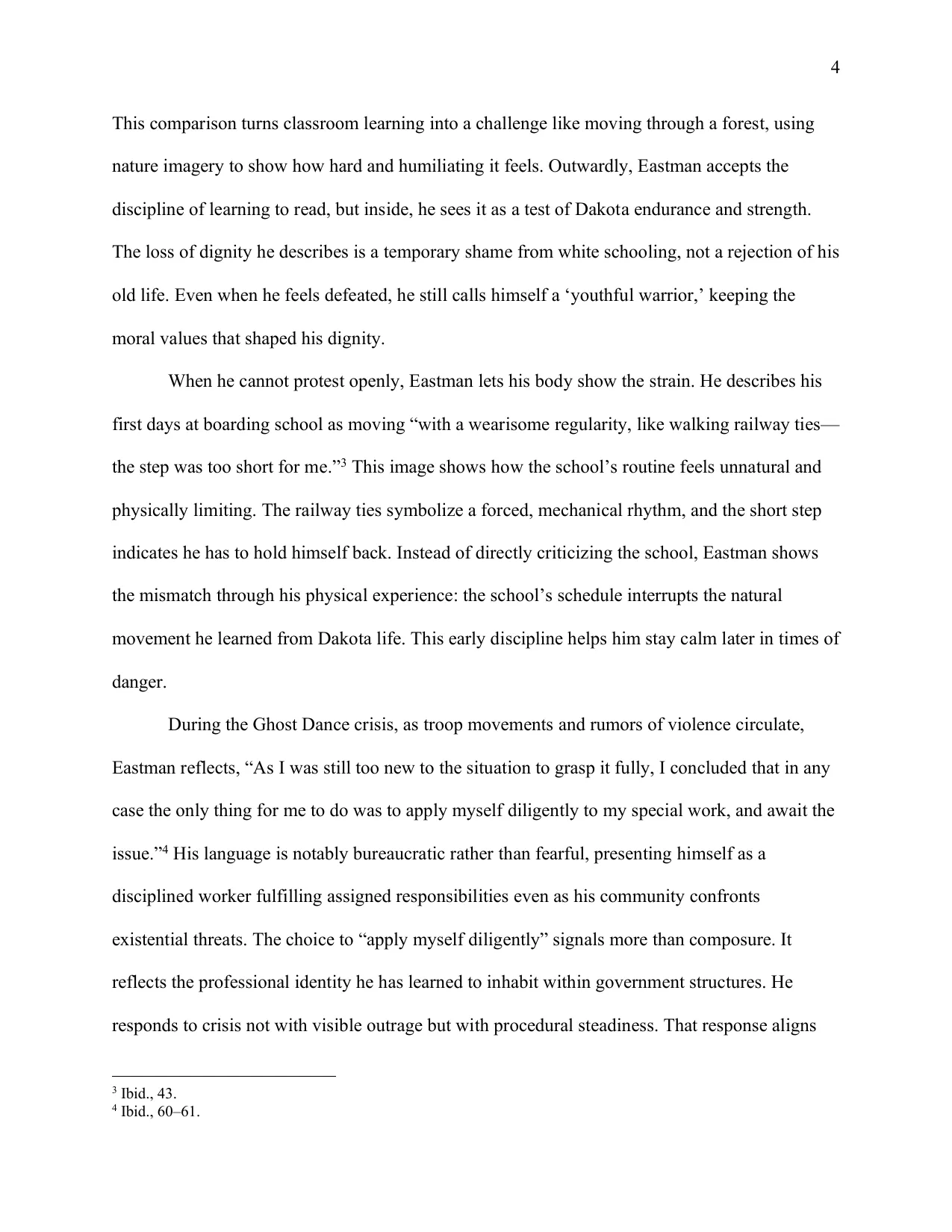Walking Two Paths: Code-Switching and Formation in Charles Eastman’s Education, page 4 of 7
