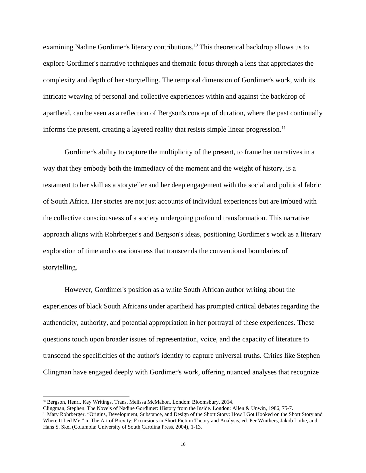 Words as Catalysts: The Indelible Legacy of Nadine Gordimer, page 10 of 21